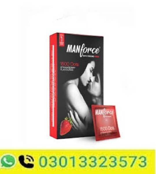 Male Force Strawberry Flavour Condom