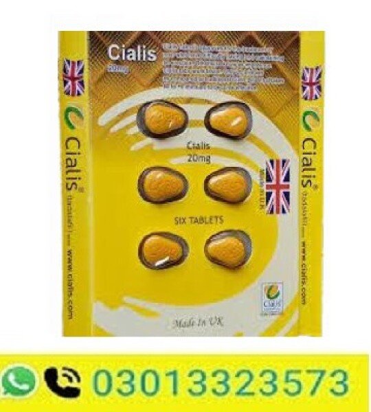 Cialis 20Mg 6 Tablets Card